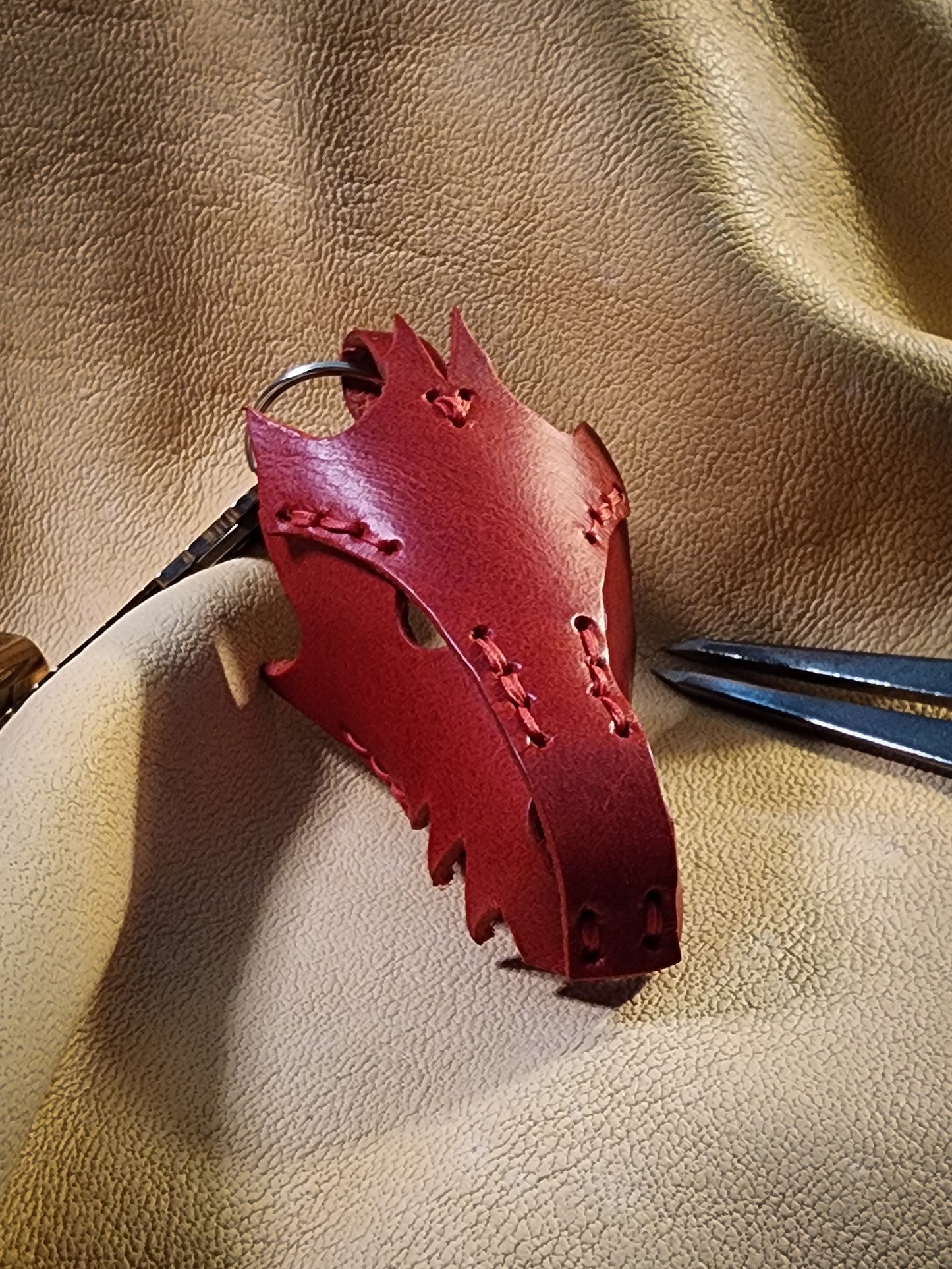 Red Dragon Keychain