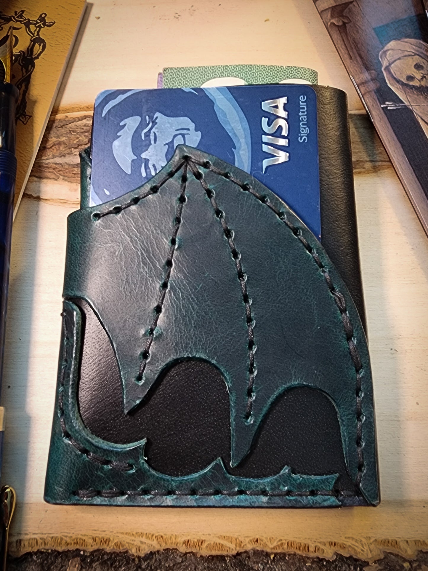 Blue Dragon Card Wallet