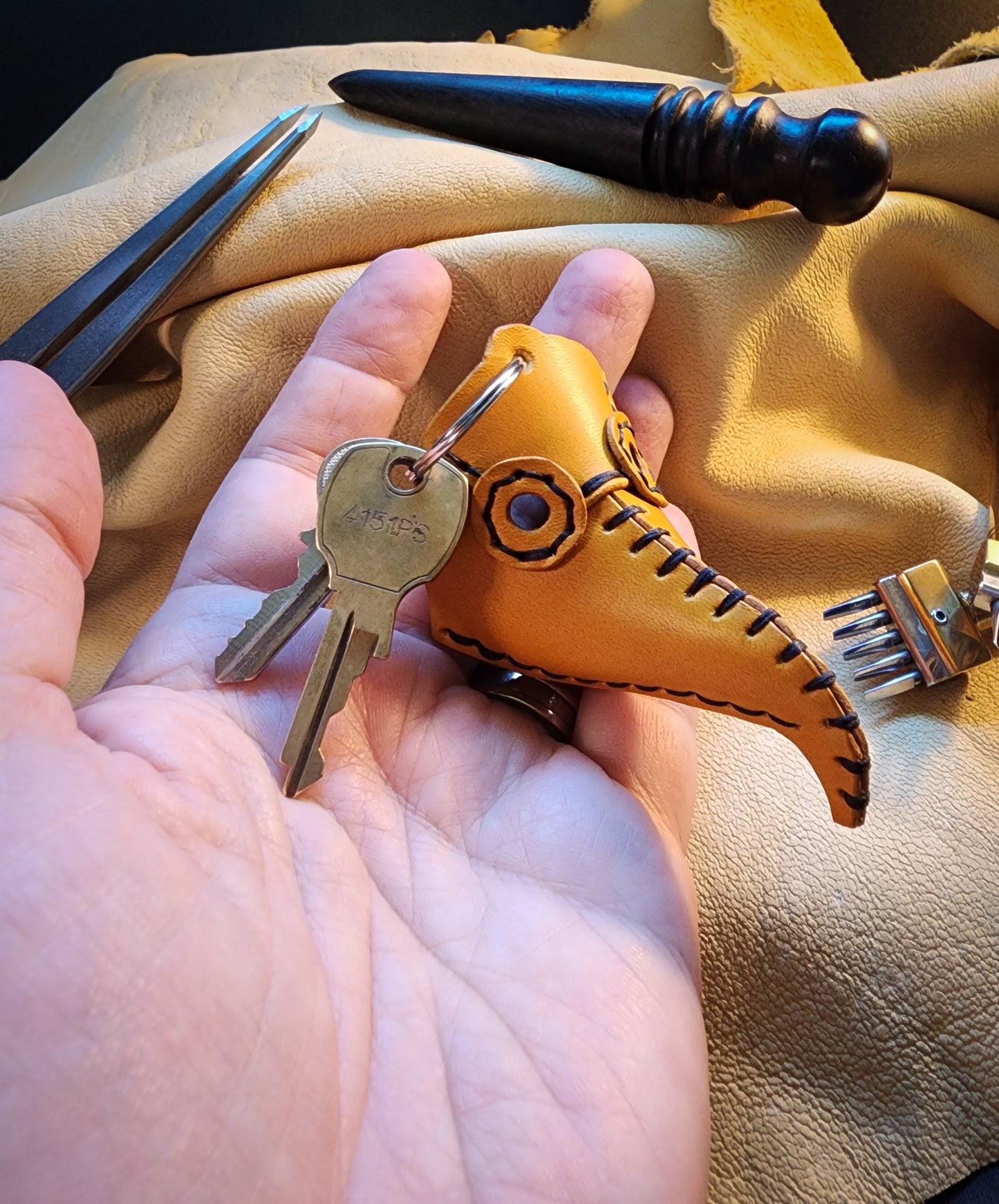 Plague Mask Keychain