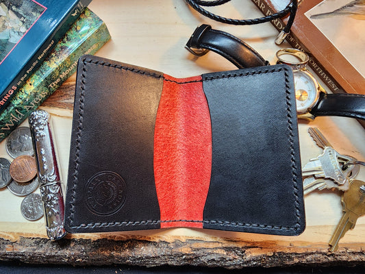 Red and Black Card Wallet