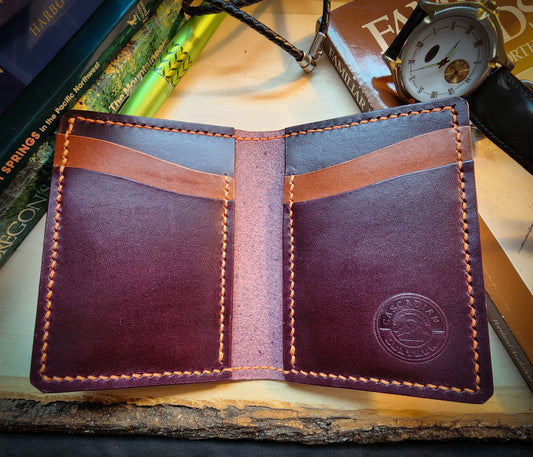 Purple Vertical Wallet