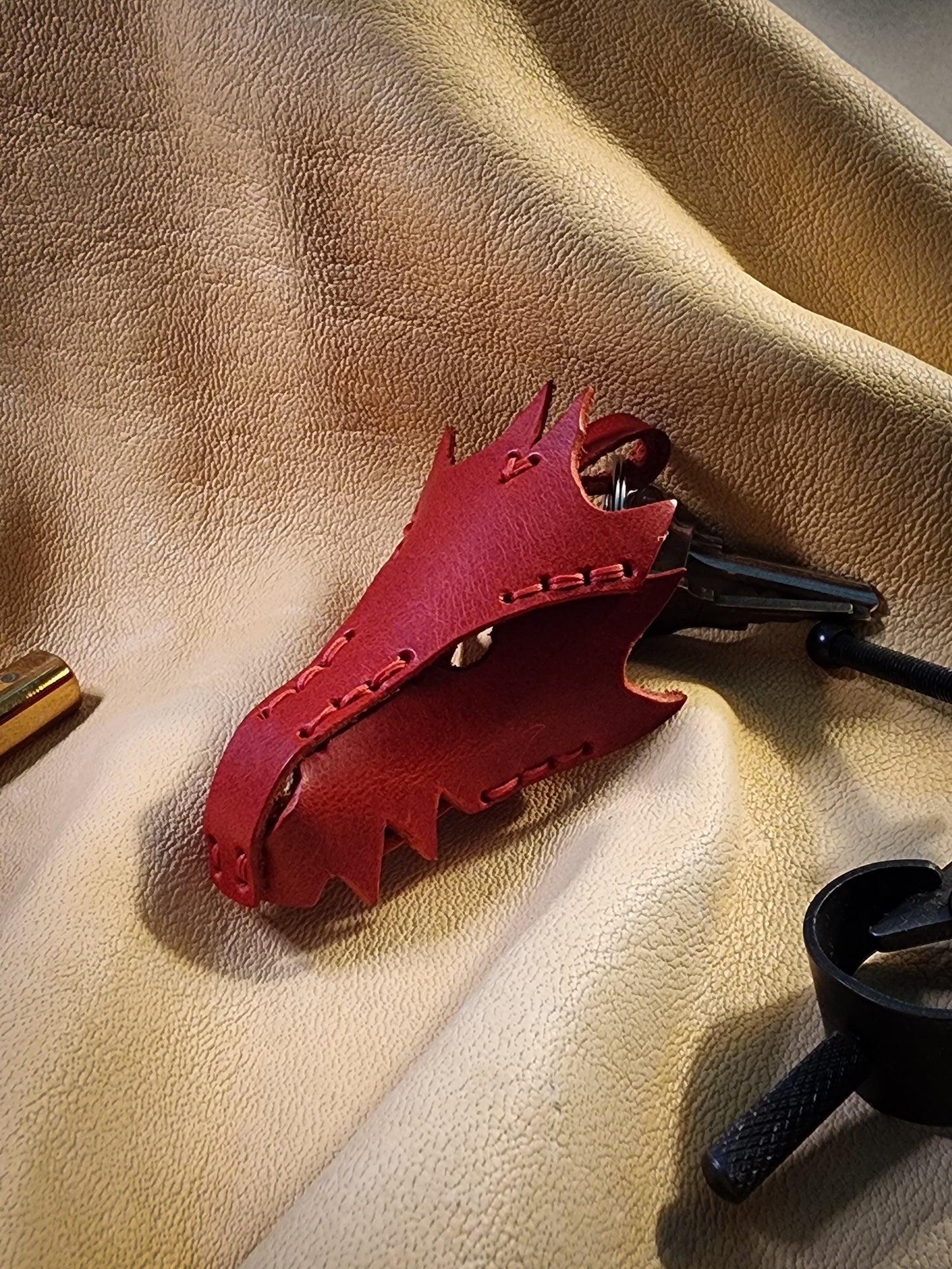 Red Dragon Keychain