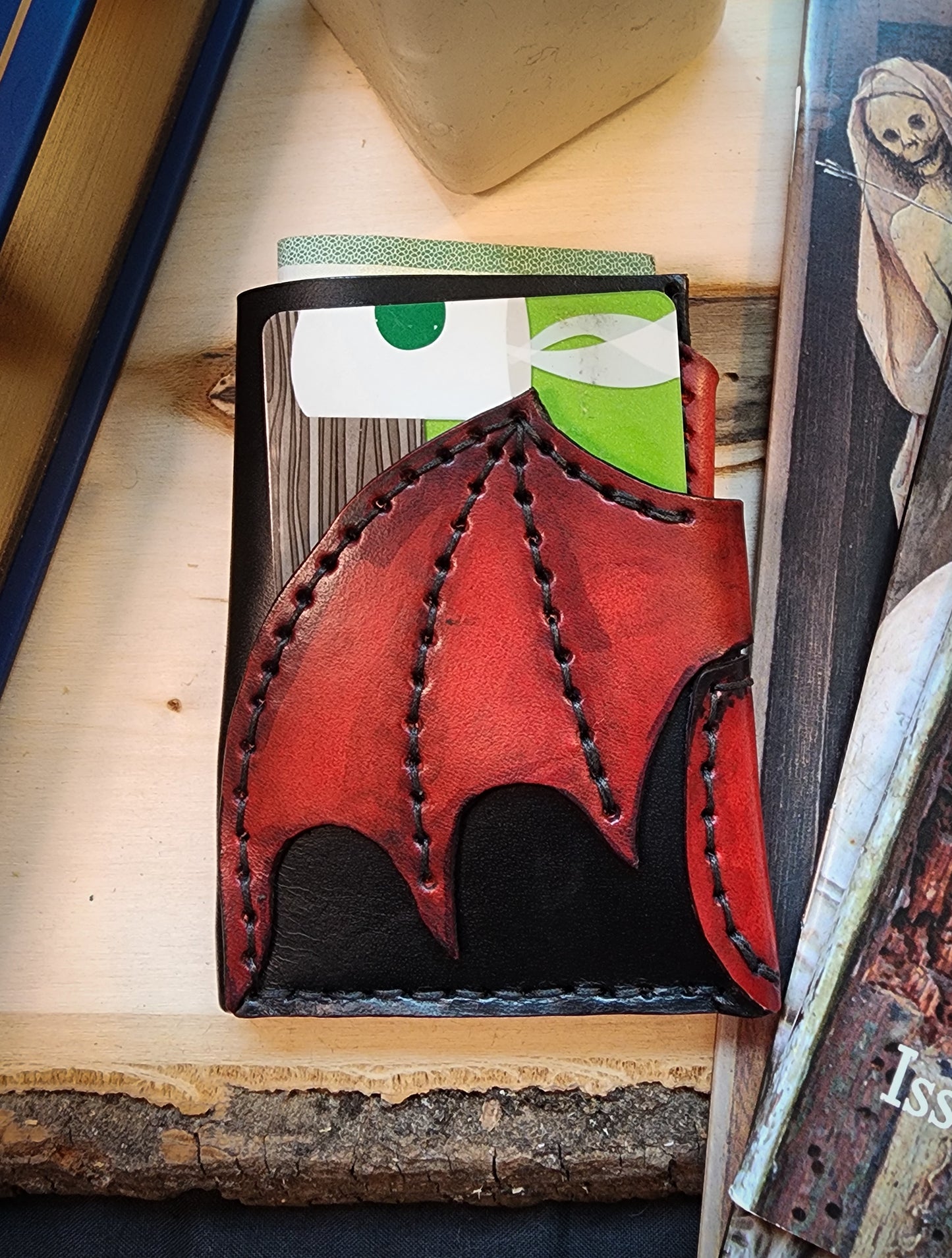 Red Dragon Card Wallet