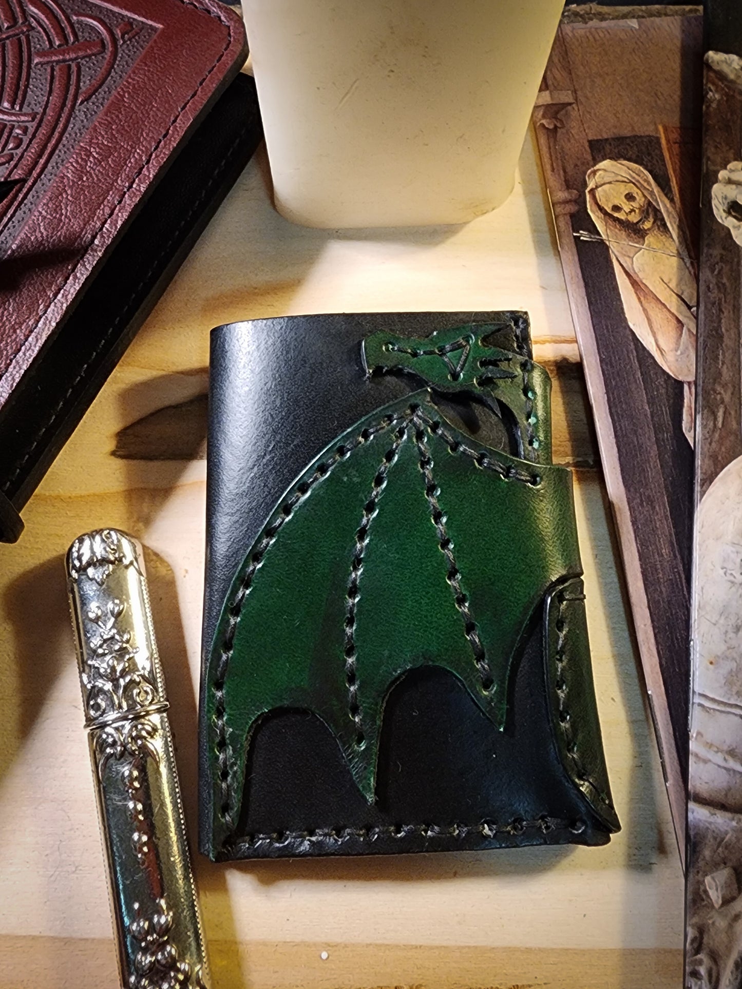 Green Dragon Card Wallet